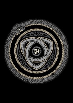 Norse Viking Ouroboros 