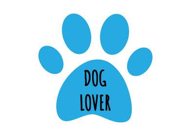 Dog Lover Blue