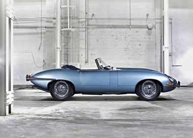 Blue Jaguar E Type