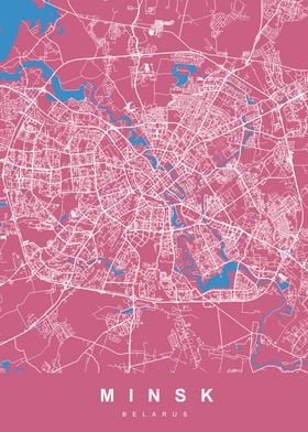 MINSK Map BELARUS