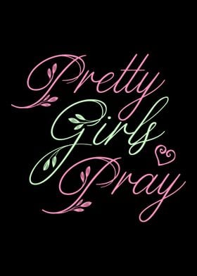 Pretty Girl Pray Christian