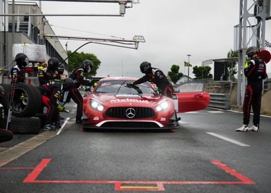 Pit Stop Mercedes SLS GT3