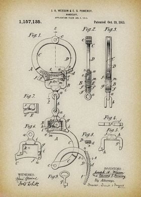 Handcuffs Patent