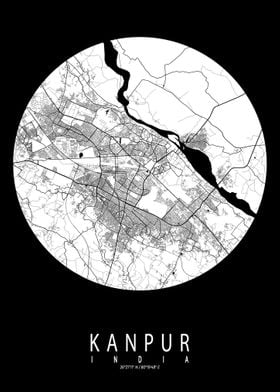 Kanpur City Map Full Moon