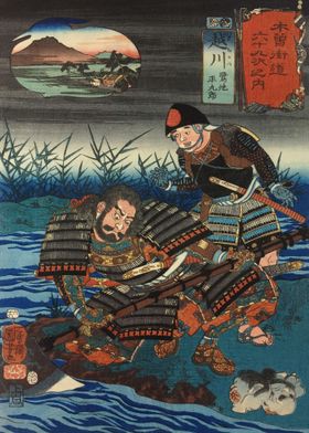 Samurai With Enemy Heads