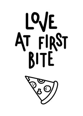 Love at the first bite