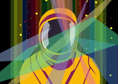 astronaut popart