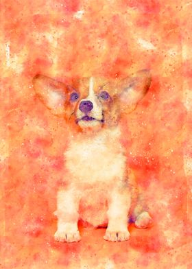 Cute Dog Painting