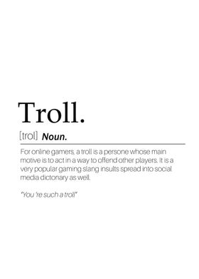 trolling - Definition Print
