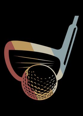 Golfing Retro Vintage