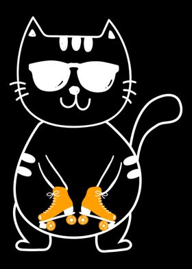 Roller Skating Skater Girl