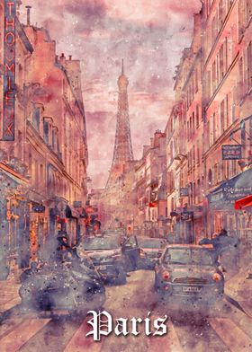 The Paris Watercolor