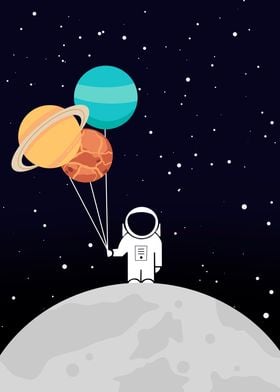 Astronaut balloon