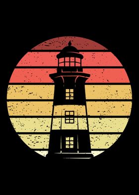 Lighthouse Retro Vintage