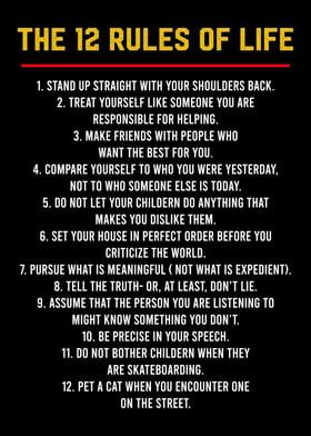 the 12 rules of life