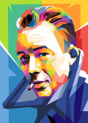 Albert Camus' Poster by Sherlock Wijaya | Displate