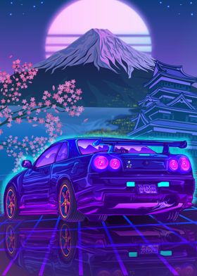 Nissan R34 Posters Online - Shop Unique Metal Prints, Pictures, Paintings -  page 7