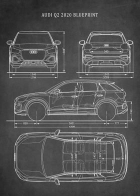 Audi Q2 2020 Blueprint