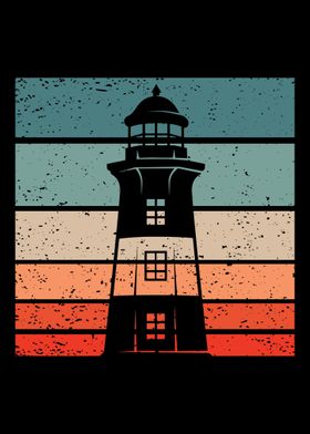 Lighthouse Retro Vintage