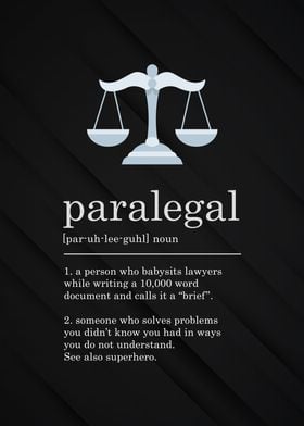 Funny Paralegal Definition