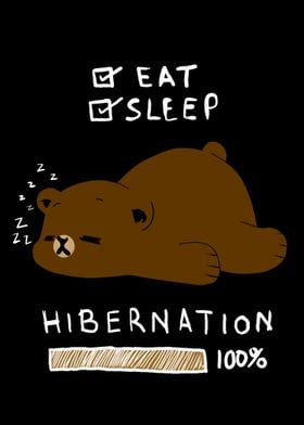 eat sleep and hibernation