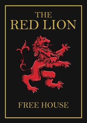 The Red Lion Pub Sign