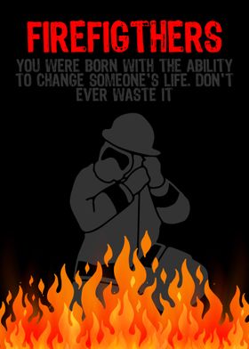 Firefighter Wall Art Decor