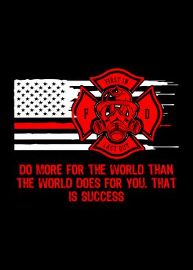 Firefighter Wall Art Decor