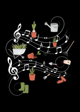 Music Sheet Music Garden