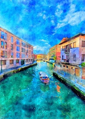 Venice Italy Watercolor