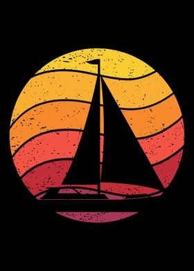 Sailing Retro Vintage