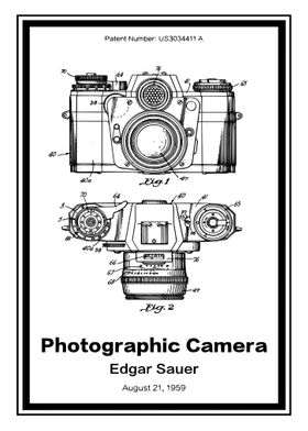 Camera patent art