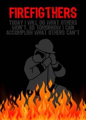 Firefighter Wall Art Decor