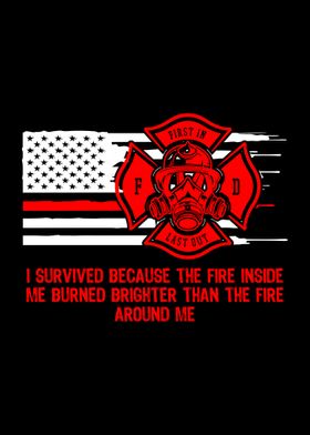 Firefighter Wall Art Decor