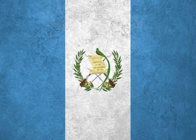 Flag of Guatemala on Wall