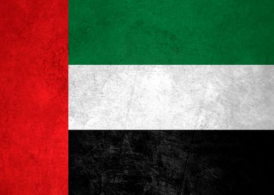 Flag of UAE on Wall