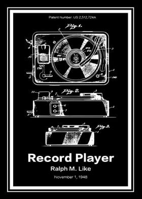 Record player patent