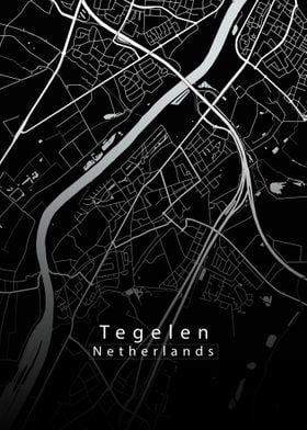 Tegelen City Map