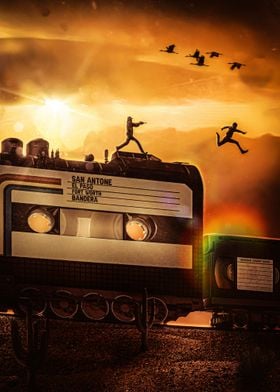 cassette train