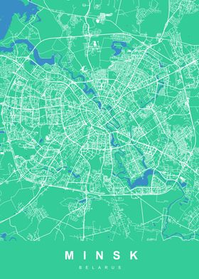 MINSK Map BELARUS