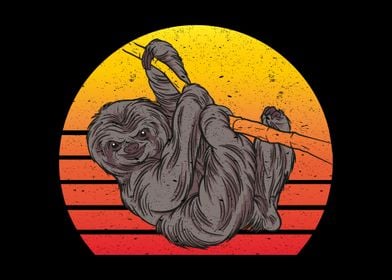 Retro Sloth Sunset Look