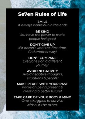 Seven Rules of life 