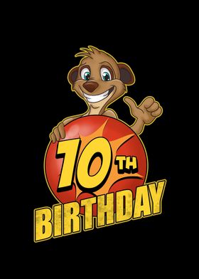 10th Birthday Balloon