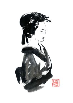 beautiful geisha