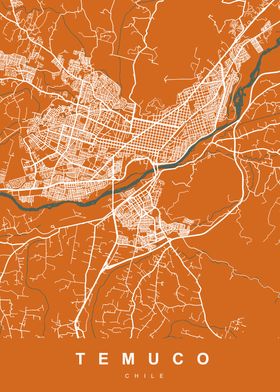 TEMUCO Map CHILE