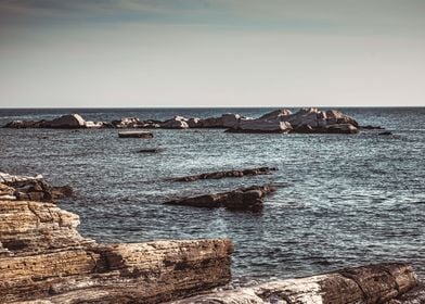 Rocky Thassos Coastline