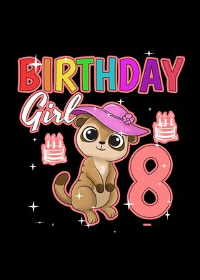 Birthday Girl 8 Meerkat