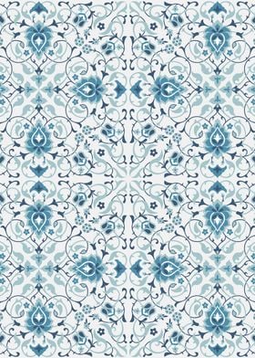 Iznik Turkish pattern