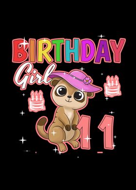 Birthday Girl 11 Meerkat