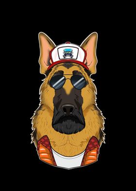 Trucker German Shepherd